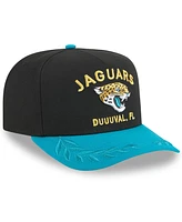 New Era Men's /Teal Jacksonville Jaguars 2025 Nfl Draft A-Frame 9FIFTY Snapback Hat