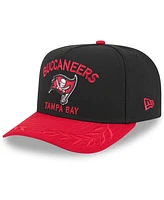 New Era Men's /Red Tampa Bay Buccaneers 2025 Nfl Draft A-Frame 9FIFTY Snapback Hat
