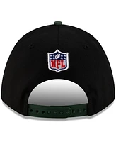 New Era Men's Black/Green Green Bay Packers 2025 Nfl Draft 9FORTY A-Frame M-Crown Adjustable Hat