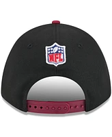 New Era Men's Black/Burgundy Washington Commanders 2025 Nfl Draft 9FORTY A-Frame M-Crown Adjustable Hat