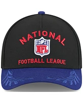 New Era Men's Black/Navy Shield Merchandise 2025 Nfl Draft 9FORTY A-Frame M-Crown Adjustable Hat