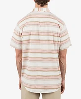 Hurley Men's Lido Stripe Short Sleeve Shirt