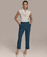 Donna Karan New York Women's Straight-Leg Pinstripe Pants