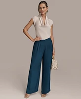 Donna Karan New York Women's Textured Wide-Leg Pants