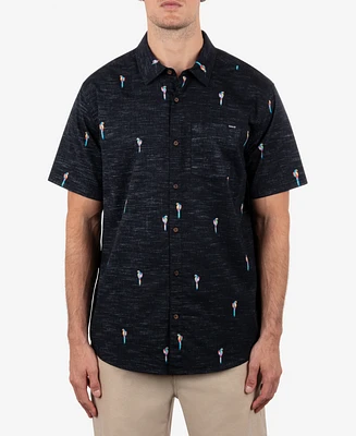 Hurley Men's Oao Lido Stretch Short Sleeve Shirt