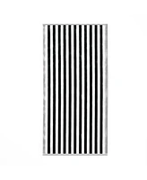 Linery & Co. Oversized Cotton Stripe Border Beach Towel