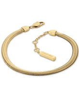 Calvin Klein Stainless Steel 3-Pc. Set Crystal Mixed Chain Bracelets