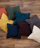 Rizzy Home Modern Industrial Geometric Woven Decorative Pillow, 20" x