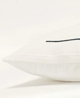 Rizzy Home Glam Striped Woven Decorative Pillow
