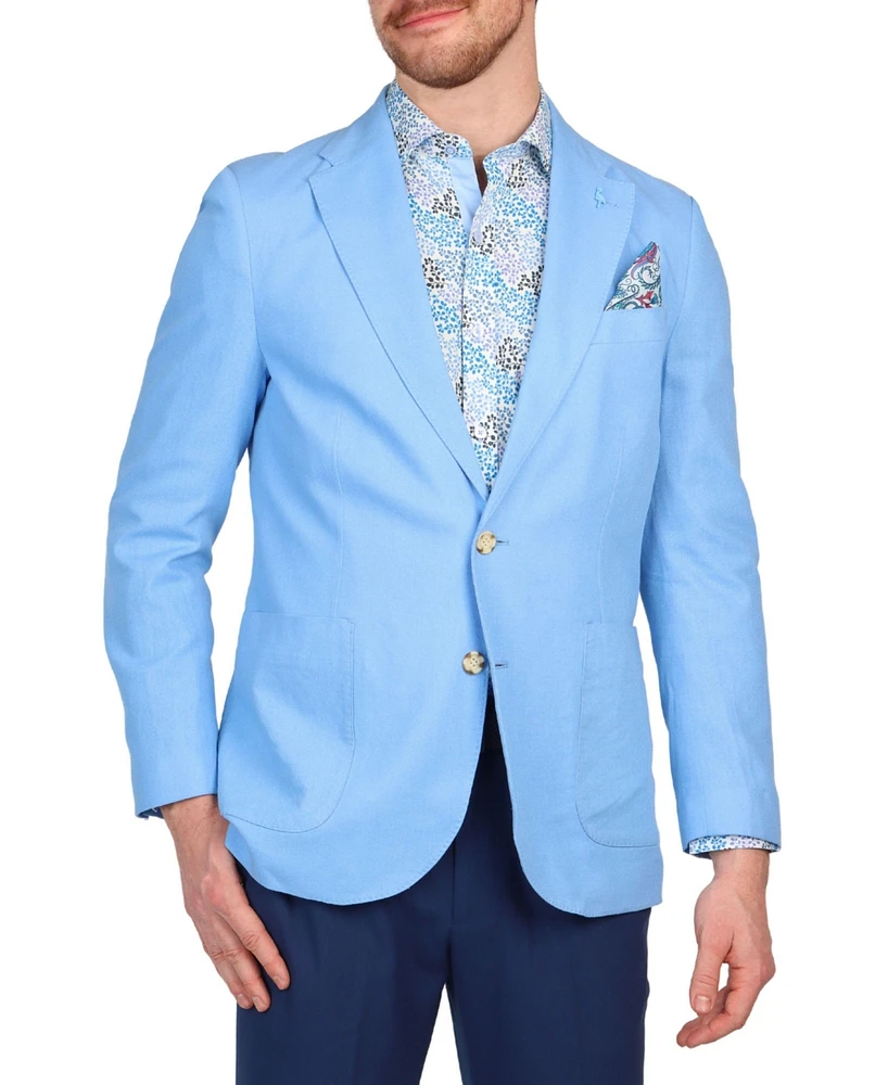 Tailorbyrd Men's Solid Linen Sportcoat