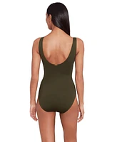 Lauren Ralph Lauren Women's Ruffle One Piece Swimsuit