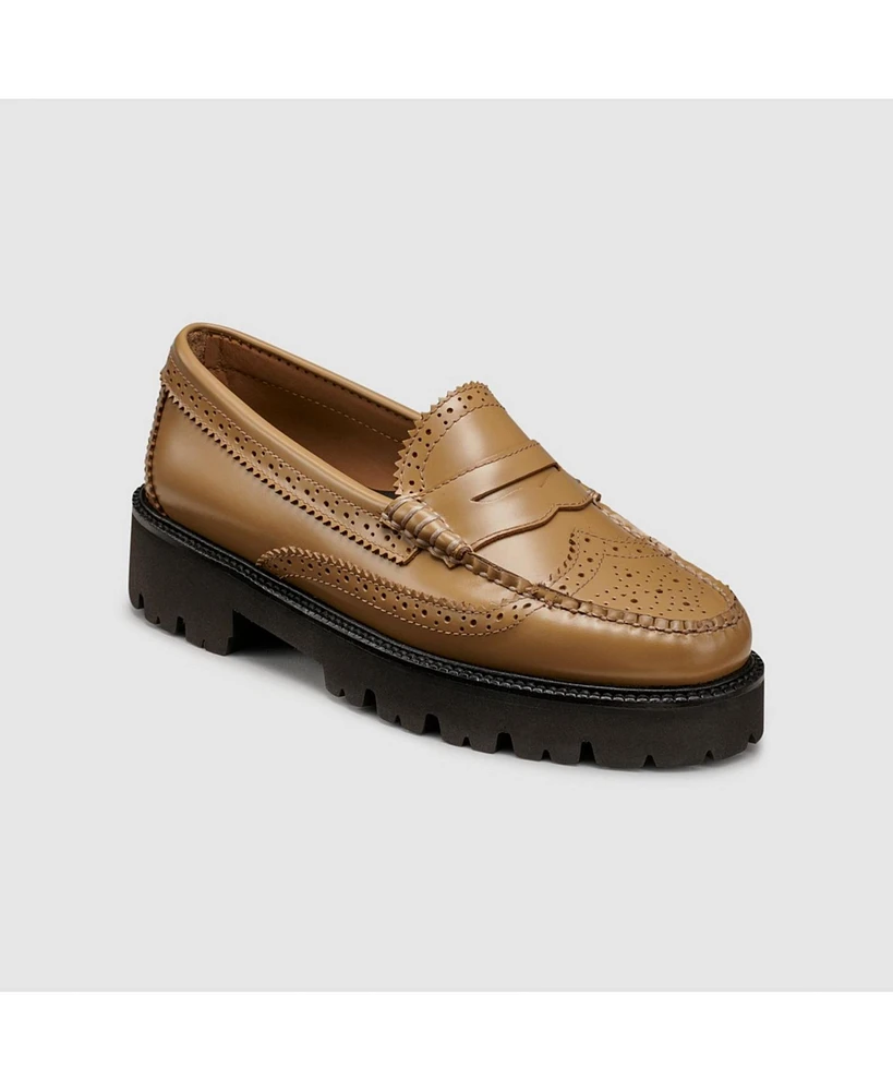G.h.bass Womens Whitney Brogue Super Lug Weejuns Loafer