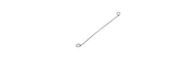Bon 12-555 Wire Loop Ties - 16 Gauge 6-inch - 5000/Bundle