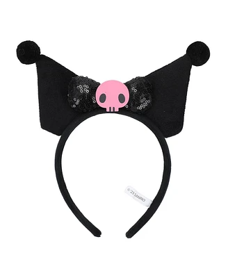 Kuromi Soft Plush Fabric Cosplay Headband
