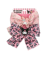 My Melody & Kuromi 2-Piece Hair Clip Bows