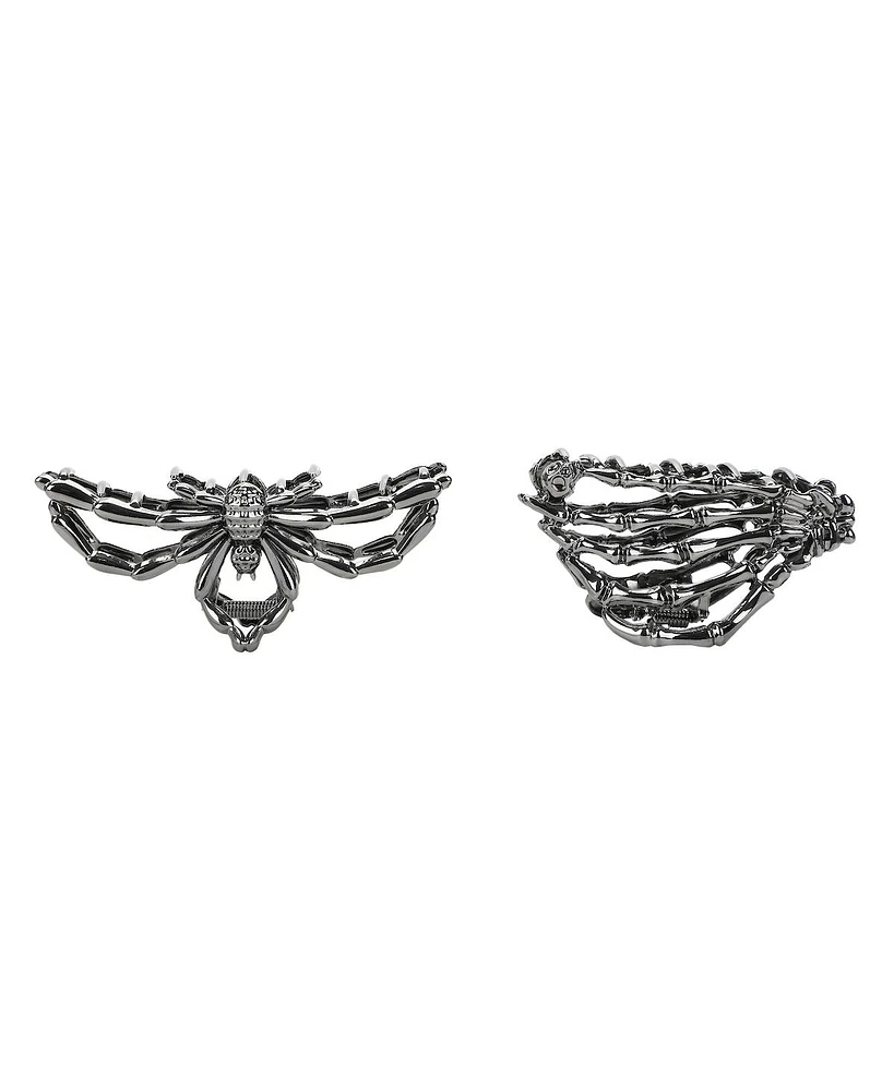 Halloween Claws 2-Piece Metal Hair Clip Set
