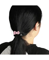 Hello Kitty Character & Bow 2-Piece Stretchy Hair Tie Set