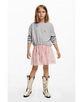 Desigual Girls Girls's Star tulle skirt