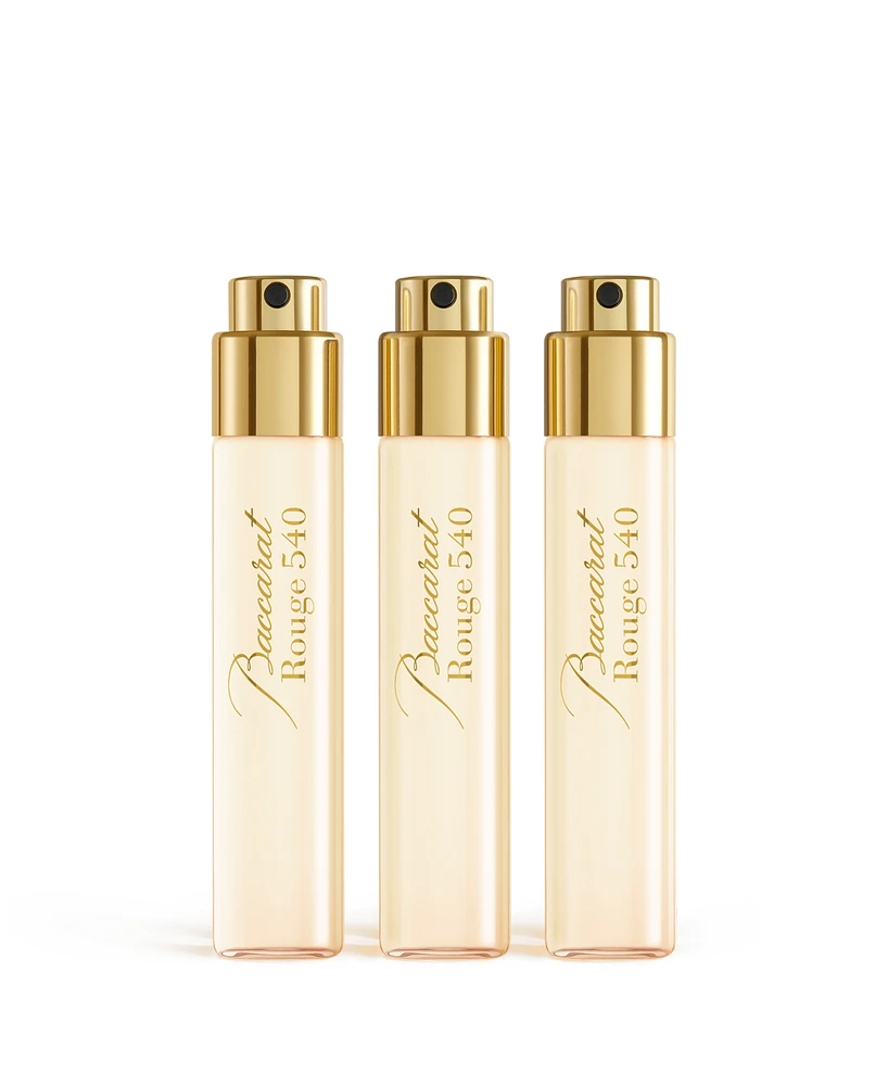 Maison Francis Kurkdjian 3-Pc. Baccarat Rouge 540 Extrait de Parfum Globe Trotter Refills Set