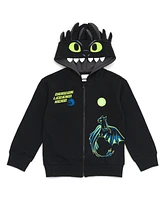 How to Train Your Dragon Boys Toothless Fleece Cosplay Hoodie