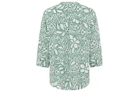 Olsen Women's Ikat Print Tunic Shirt