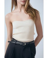 endless rose Women's Knit Strapless Top