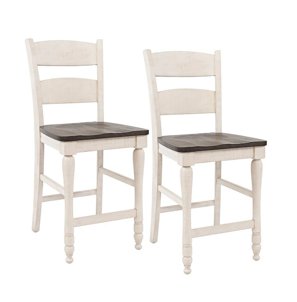 Ladderback Counter Stool (Set of 2)