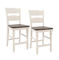 Ladderback Counter Stool (Set of 2)