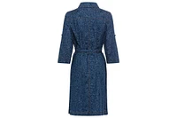 Olsen Women's Paisley Denim Shirt Dress