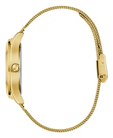 Guess Women's Analog Gold-Tone Mesh Watch, 34mm