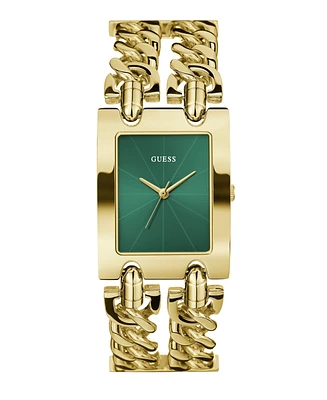 Guess Women's Analog Gold-Tone Stainless Steel Watch, 28mm
