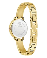 Guess Women's Analog Gold-Tone Stainless Steel Watch, 30mm