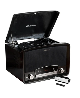 Electrohome Kingston 7-in-1 Vintage Vinyl Record Player