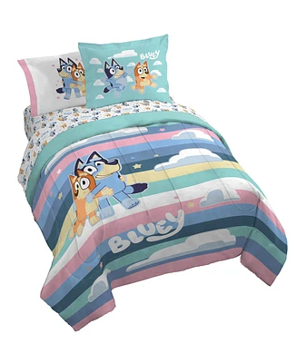 Bluey Striped Bed Set Queen