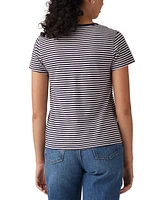Levi's Plus Perfect V-Neck Striped T-Shirt