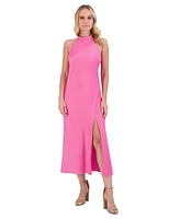 Vince Camuto Women's Tie-Back Front-Slit Sleeveless Dress