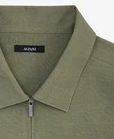 Alfani Men's Quarter-Zip Linen Shirt, Exclusively at Macy's