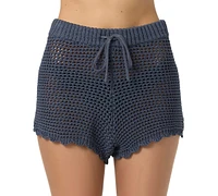 O'Neill Juniors Consuelo Crochet Pull-On Shorts