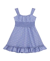 Guess Big Girls Oxford Sleeveless Dress