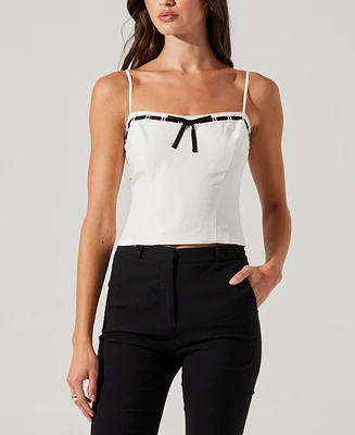 Astr the Label Women's Paiton Bow Top