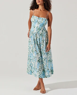 Astr the Label Women's Capria Pleated Midi Dress