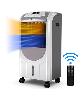 Gymax Air Cooler Heater Portable Evaporative Fan Filter Humidifier
