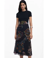 Desigual Women's Dress designed by Mr. Christian Lacroix
