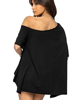Edikted Women's Josy Off Shoulder Handkerchief Top