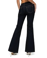 Edikted Women's Tilda Low Rise Flared Jeans