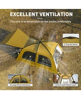 Naturehike Dune Hot Tent with Stove Jack, 2-3 Person Waterproof 4 Season Tent, Windproof Cold Weather Winter Tent
