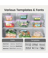 Nelko Genuine P21 Label Maker Tape, Adapted Label Print Paper, 14x40mm (0.55"x1.57"), Standard Laminated Office Labeling Tape Replacement, Multipurpos