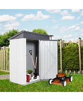 Mondawe Outdoor Storage Lifter Shed 5X3X6Ft Outdoor Storing Tools
