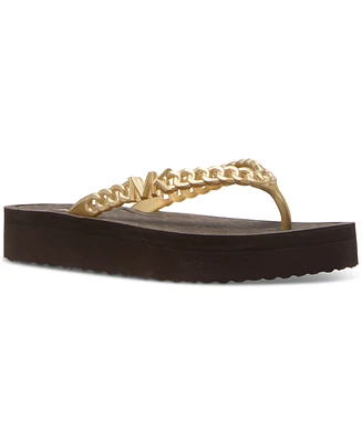 Michael Kors Zaza Slip-On Platform Flip Flop Sandals