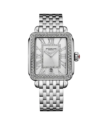 Stuhrling VivreLuxe 34mm Rectangle Ladies Quartz Fashion Watch